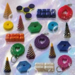 Calming Fidget Set 19-Piece 3D Printed Sensory Bundle Calming fidget set with 19 3D printed fidgets