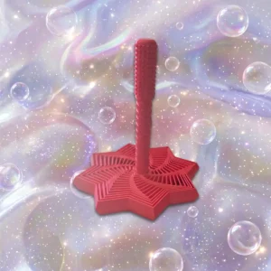 Large 3D Printed Star Spinner Fidget with Handle