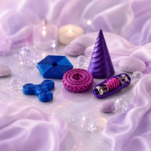 3D printed calming fidget bundle featuring unique sensory toys designed for relaxation, focus, and sensory play